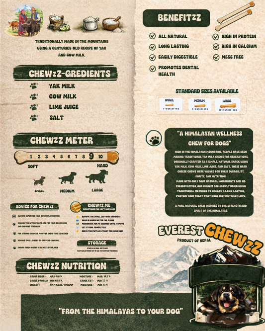 Himalayan Chews Natural Cheese Dog Chew 1 Medium Cheese Stick Approx 70 Gram